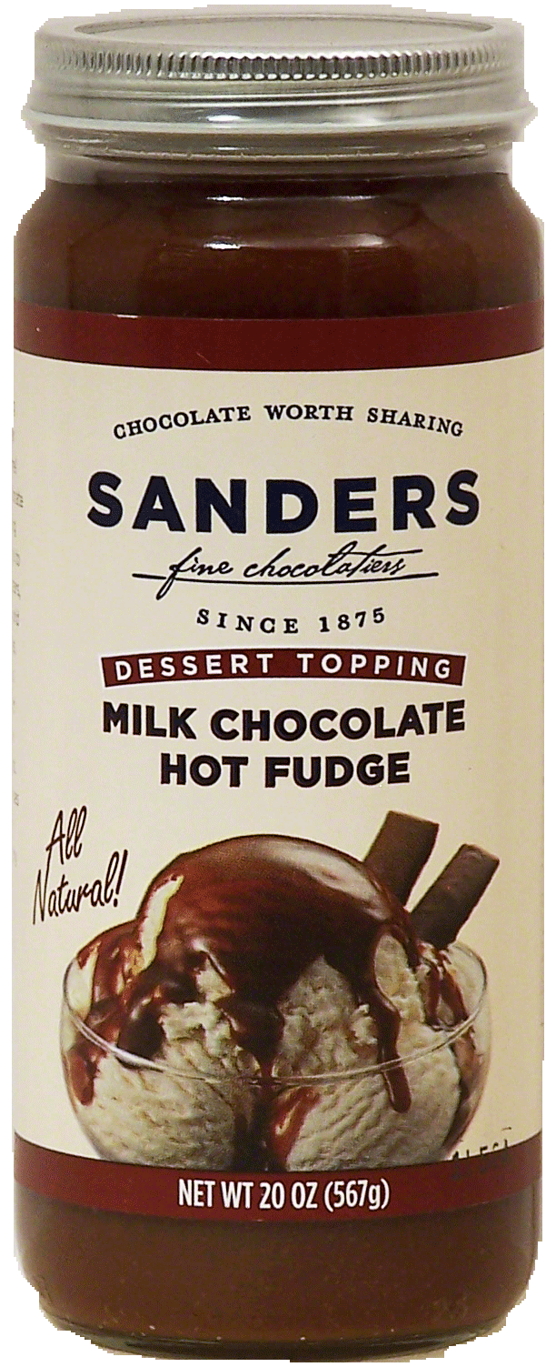 Sander's  milk chocolate hot fudge dessert topping Full-Size Picture